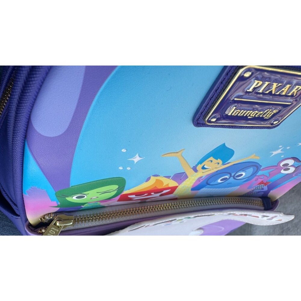 Loungefly Disney Backpack Inside Out Headquarters Control Panel Pixar Mini Bag - Picture 6 of 9